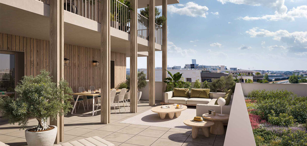 Programme immobilier neuf Bordo Tempo - Bordeaux quartier Deschamps Belvédère en centre ville (33000) - Référence : 16757