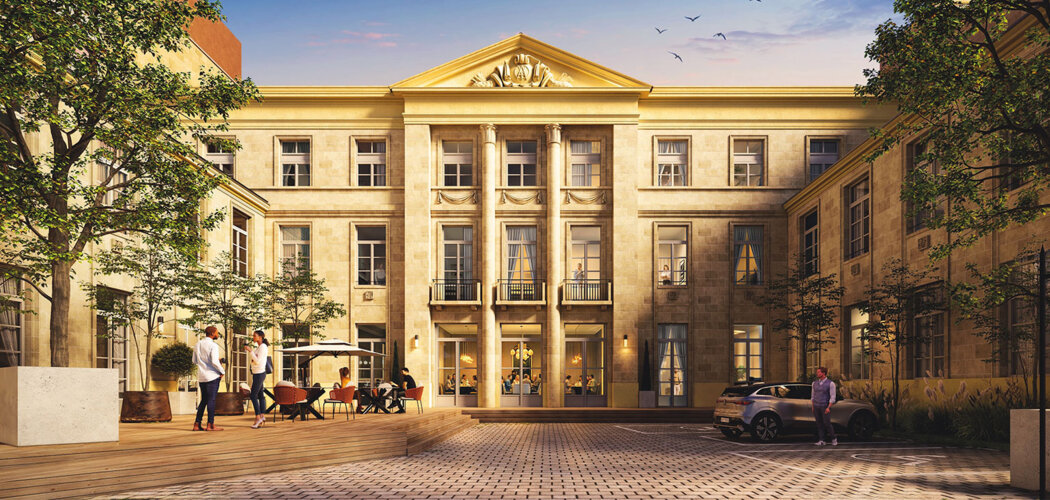Programme immobilier neuf Cours Saint Louis - Bordeaux résidence locative aux Chartrons avec rooftop et services (33000) - Référence : 17049
