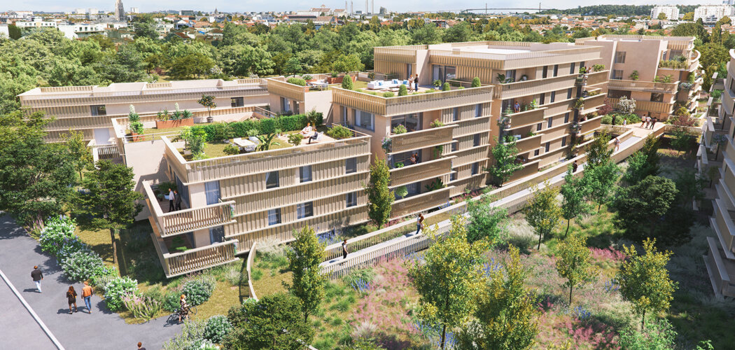 Programme immobilier neuf Estuaire - Bordeaux, résidence neuve et qualité de vie près du parc des Berges (33000) - Référence : 15946