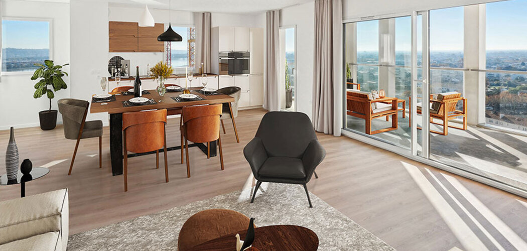 Programme immobilier neuf QUAI NEUF-ADELAIDE - Bordeaux : Résidence studio–T5 avec cadre verdoyant et confort optimisé proche des espaces naturels (33000) - Référence : 14264