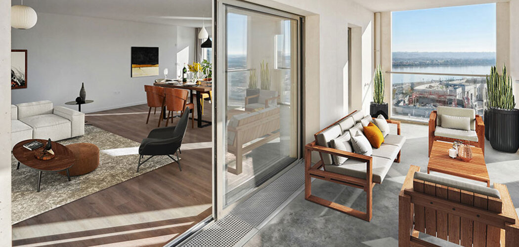 Programme immobilier neuf QUAI NEUF-ADELAIDE - Bordeaux : Résidence studio–T5 avec cadre verdoyant et confort optimisé proche des espaces naturels (33000) - Référence : 14264