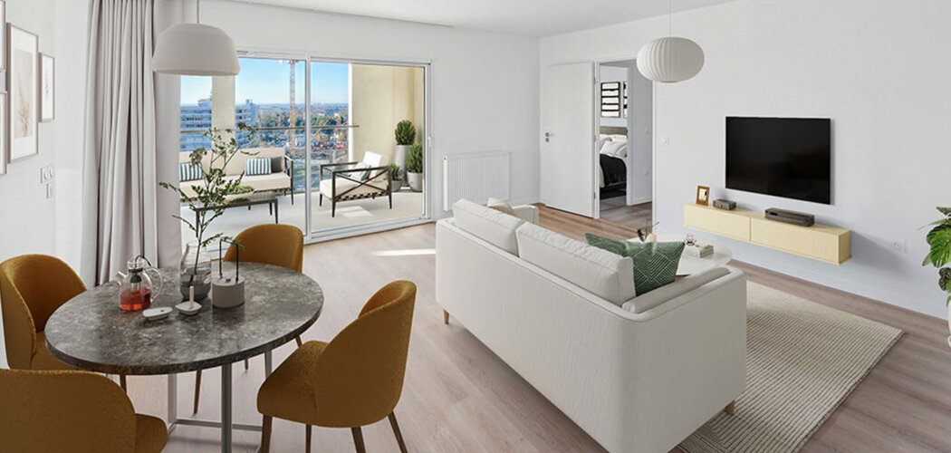 Programme immobilier neuf QUAI NEUF-ADELAIDE - Bordeaux : Résidence studio–T5 avec cadre verdoyant et confort optimisé proche des espaces naturels (33000) - Référence : 14264