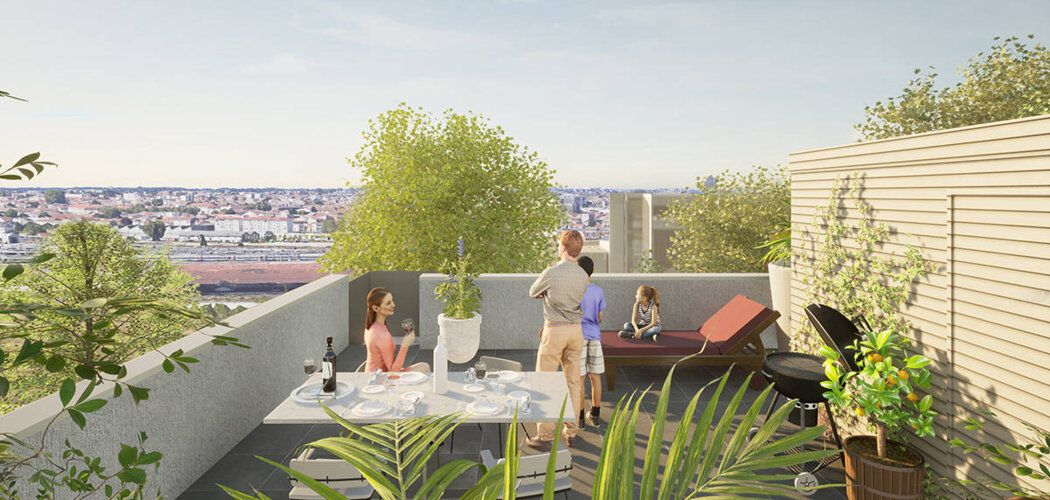 Programme immobilier neuf LES TERRASSES DE VICTORIA - Bordeaux : Résidence T2–T5 avec cadre urbain et confort optimisé proche des transports (33000) - Référence : 6762