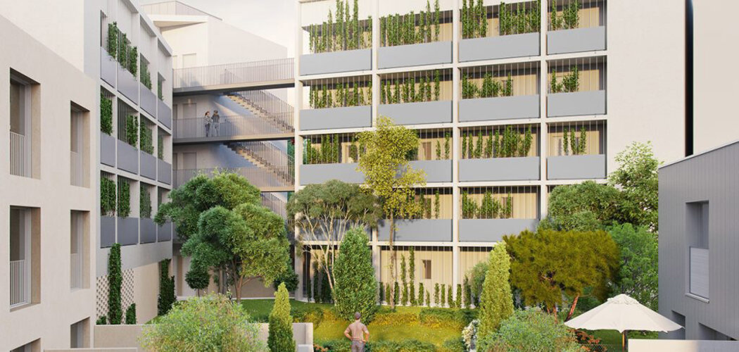 Programme immobilier neuf INOUI - Bordeaux : Résidence T3–T4 avec cadre contemporain et confort optimisé proche des transports (33000) - Référence : 14461