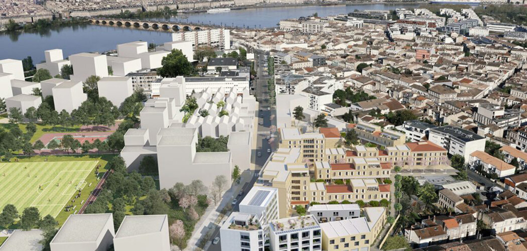 Programme immobilier neuf INOUI - Bordeaux : Résidence T3–T4 avec cadre contemporain et confort optimisé proche des transports (33000) - Référence : 14461