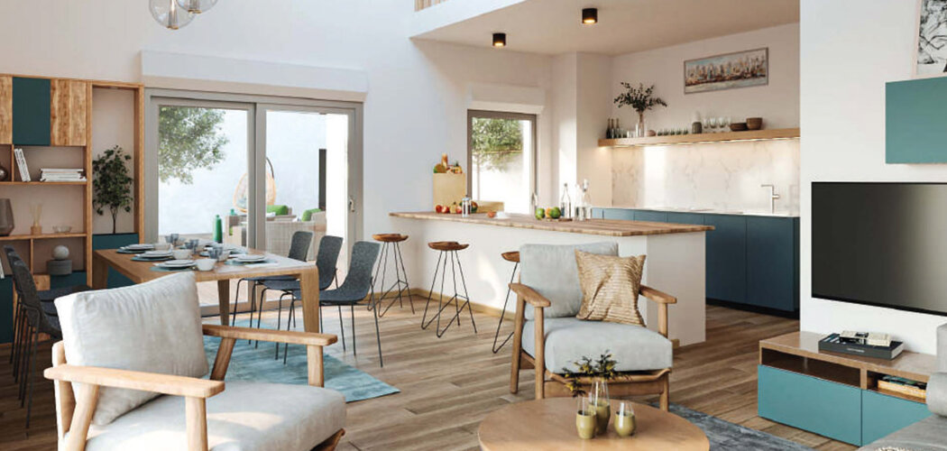 Programme immobilier neuf L'échappée belle - Bordeaux vie urbaine rive droite près des Chartrons (33000) - Référence : 17436