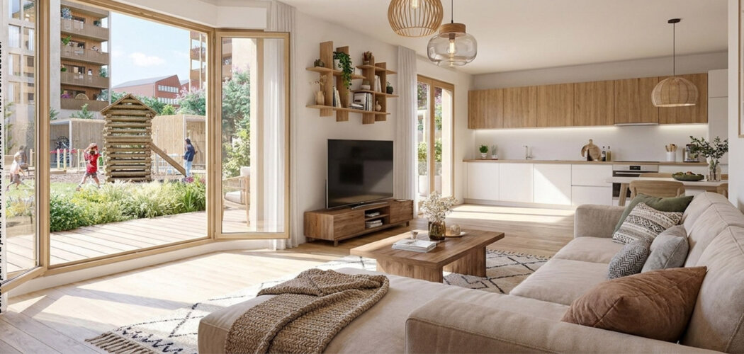 Programme immobilier neuf L'échappée belle - Bordeaux vie urbaine rive droite près des Chartrons (33000) - Référence : 17436