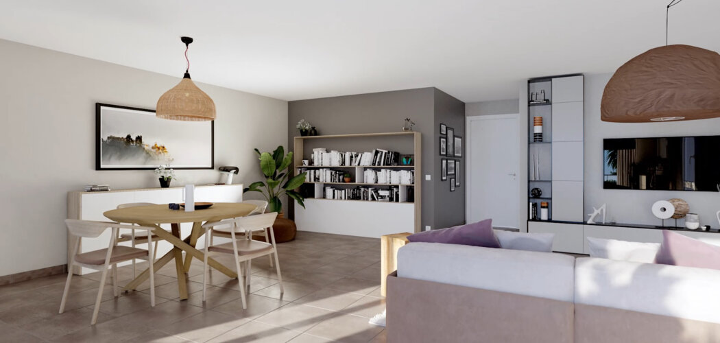 Programme immobilier neuf L'ÉCRIN BLANC - Carbon-Blanc : Résidence T2–T4 avec cadre naturel et confort optimisé proche des commodités (33560) - Référence : 14452