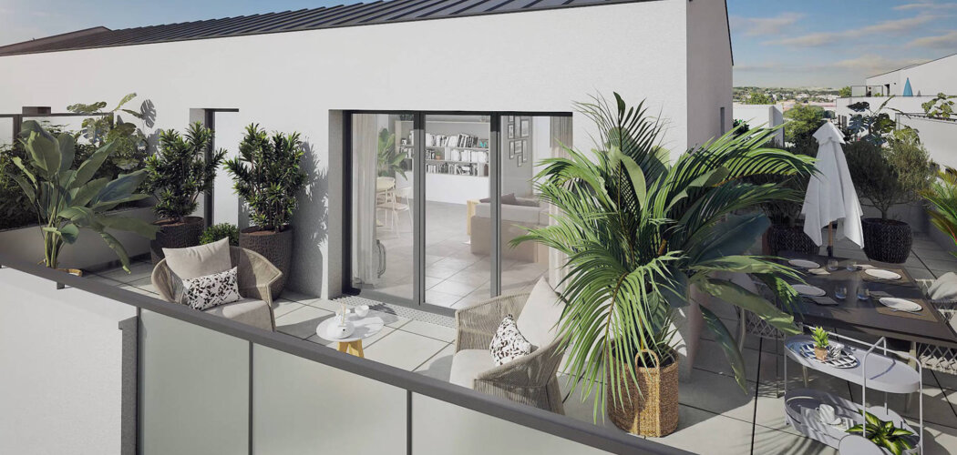 Programme immobilier neuf L'ÉCRIN BLANC - Carbon-Blanc : Résidence T2–T4 avec cadre naturel et confort optimisé proche des commodités (33560) - Référence : 14452