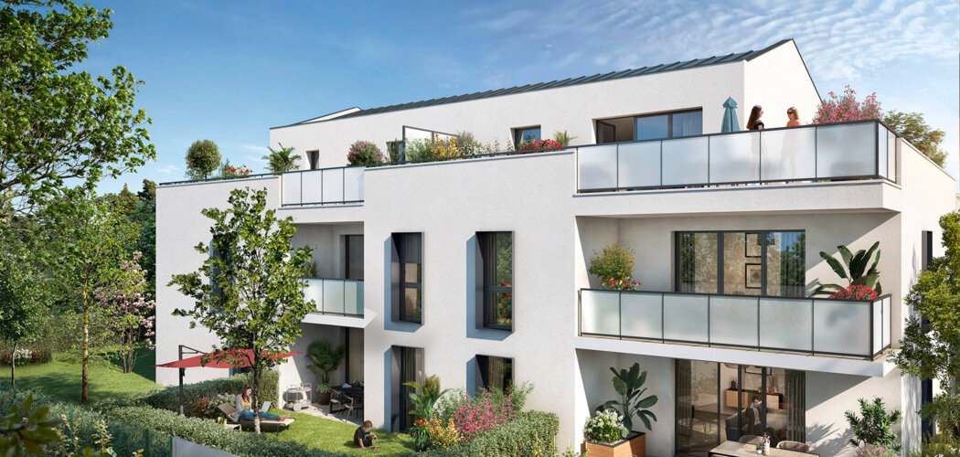 Programme immobilier neuf L'ÉCRIN BLANC - Carbon-Blanc : Résidence T2–T4 avec cadre naturel et confort optimisé proche des commodités (33560) - Référence : 14452