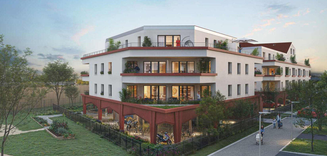 Programme immobilier neuf TERRA COTTA - Cenon quartier en renouveau à proximité des commerces (33150) - Référence : 13839