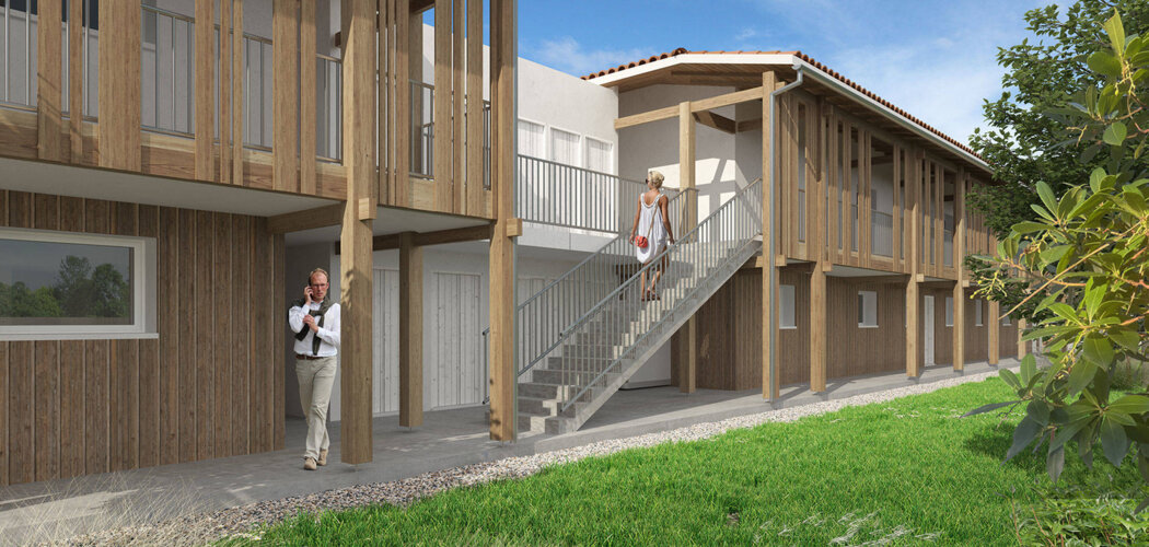 Programme immobilier neuf L'ESQUIREY - Gujan-Mestras adresse entre forêt et Bassin d’Arcachon (33470) - Référence : 14985