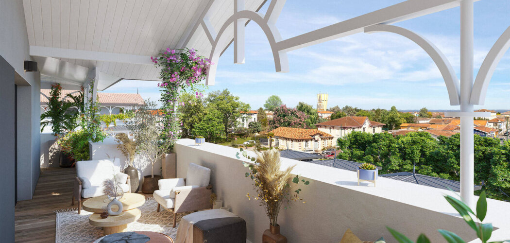 Programme immobilier neuf Clos Pasteur - Gujan-Mestras : logements neufs proches de la gare TER et des plages (33470) - Référence : 14982