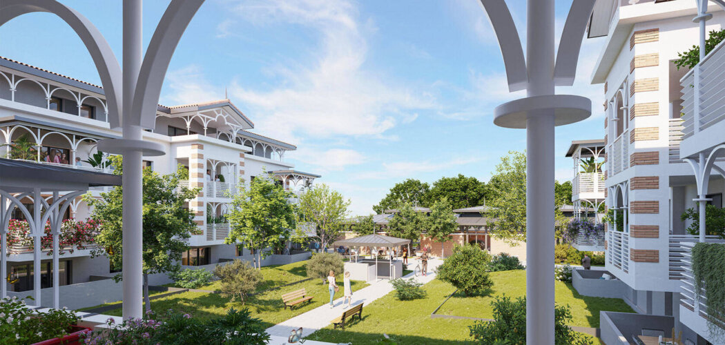 Programme immobilier neuf Clos Pasteur - Gujan-Mestras : logements neufs proches de la gare TER et des plages (33470) - Référence : 14982