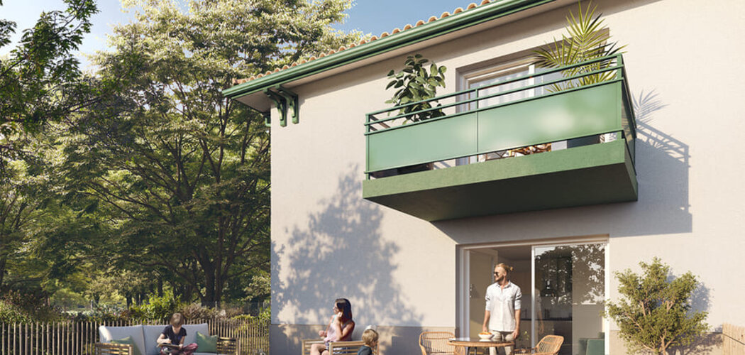 Programme immobilier neuf COTE SALINE - Gujan-Mestras : logements neufs sécurisés et verdoyants proche des commodités (33470) - Référence : 14981