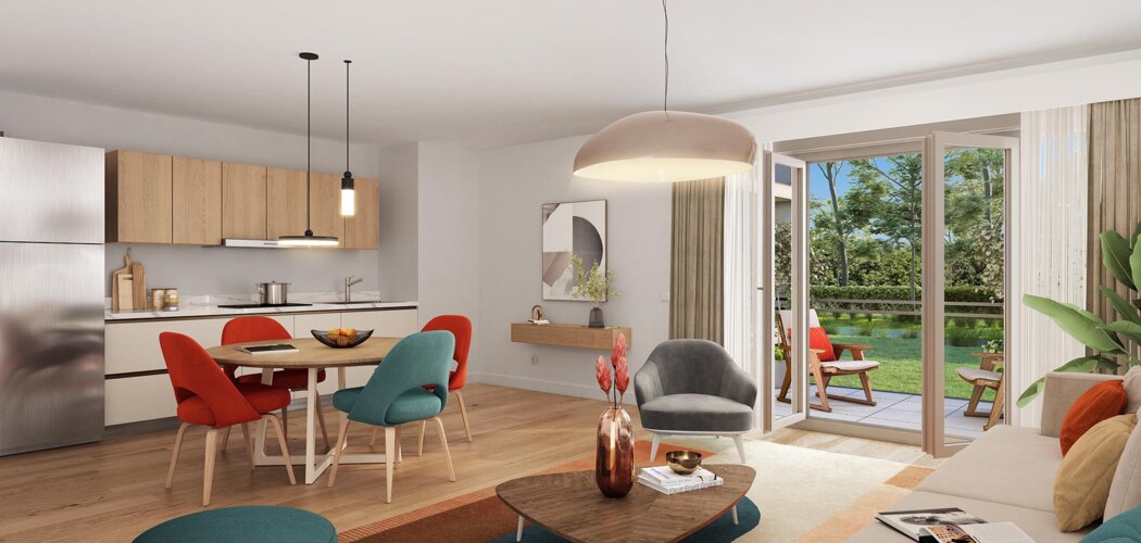 Programme immobilier neuf LE CLOS DE L OMBRIERE - Lacanau : logements neufs sécurisés et verdoyants proche des commodités (33680) - Référence : 15001