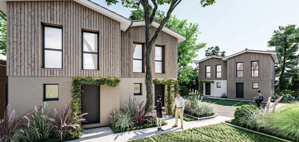 Programme immobilier neuf LE CLOS DE L OMBRIERE - Lacanau : logements neufs sécurisés et verdoyants proche des commodités (33680) - Référence : 15001