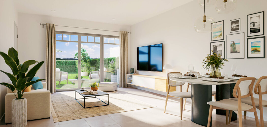 Programme immobilier neuf Domaine d'Hestia - LANTON (33) - Lanton maisons duplex à proximité de la plage Suzette (33138) - Référence : 15039