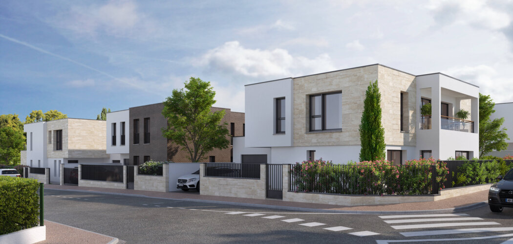 Programme immobilier neuf Villa Lumière -  Le Bouscat : logements neufs sécurisés et verdoyants avec piscine privée (33110) - Référence : 8040