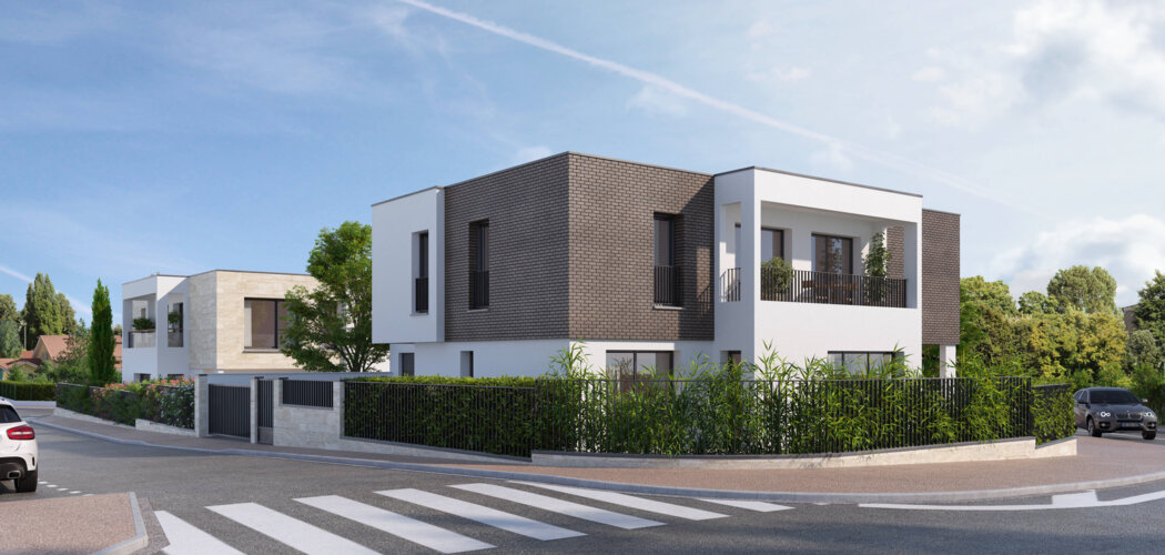 Programme immobilier neuf Villa Lumière -  Le Bouscat : logements neufs sécurisés et verdoyants avec piscine privée (33110) - Référence : 8040