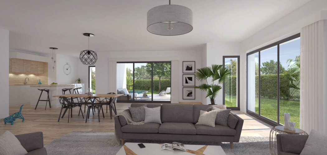 Programme immobilier neuf Villa Lumière -  Le Bouscat : logements neufs sécurisés et verdoyants avec piscine privée (33110) - Référence : 8040