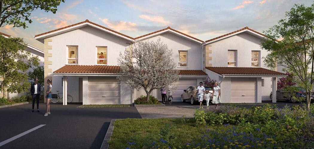 Programme immobilier neuf Les Jardins de Braude - Le Taillan-Médoc aux portes  de Bordeaux (33320) - Référence : 17299