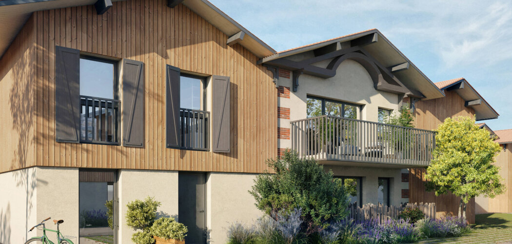 Programme immobilier neuf Bel Eyre - Le Teich : logements neufs sécurisés et verdoyants proche des transports (33470) - Référence : 8057
