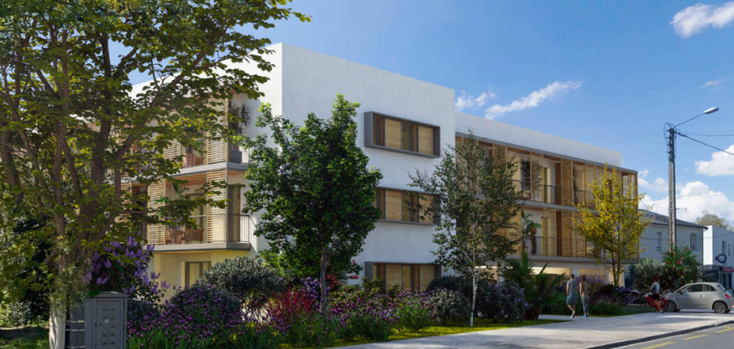 Programme immobilier neuf Domaine capeyron - Mérignac à deux pas  de Bordeaux en tramway (33700) - Référence : 15050