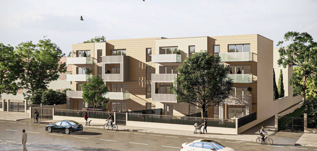 Programme immobilier neuf DUO VERDE - Mérignac à proximité du tramway A (33700) - Référence : 9246