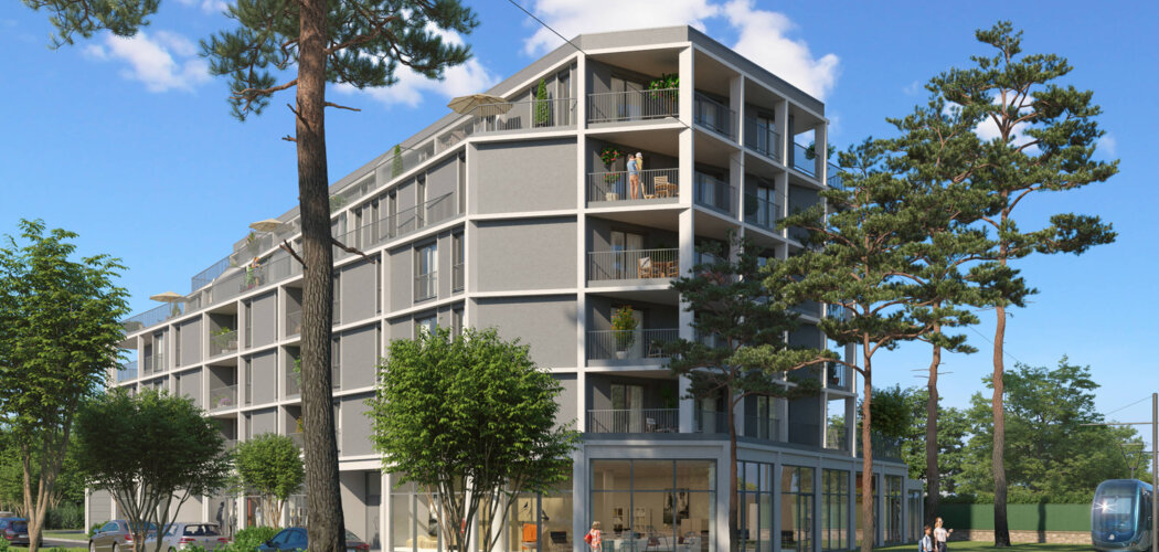 Programme immobilier neuf EUPHORBIA - Mérignac au sein du quartier du Parc Mirepin (33700) - Référence : 15049