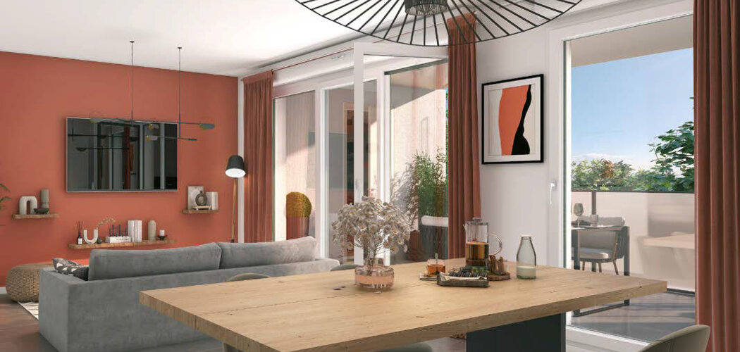Programme immobilier neuf Lucci -  Mérignac : logements neufs sécurisés et verdoyants proche des transports (33700) - Référence : 15045