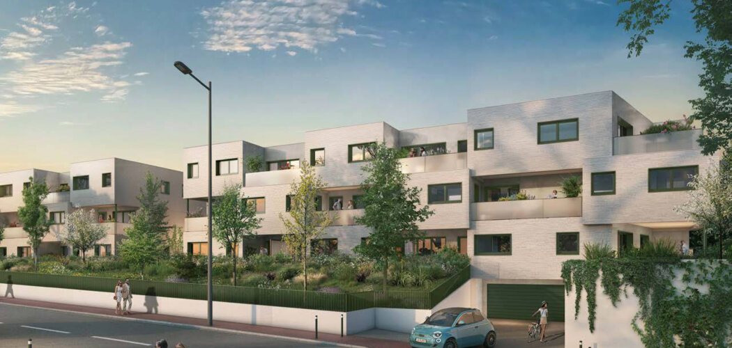 Programme immobilier neuf Lucci -  Mérignac : logements neufs sécurisés et verdoyants proche des transports (33700) - Référence : 15045