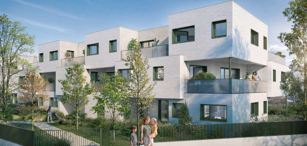 Programme immobilier neuf Lucci -  Mérignac : logements neufs sécurisés et verdoyants proche des transports (33700) - Référence : 15045