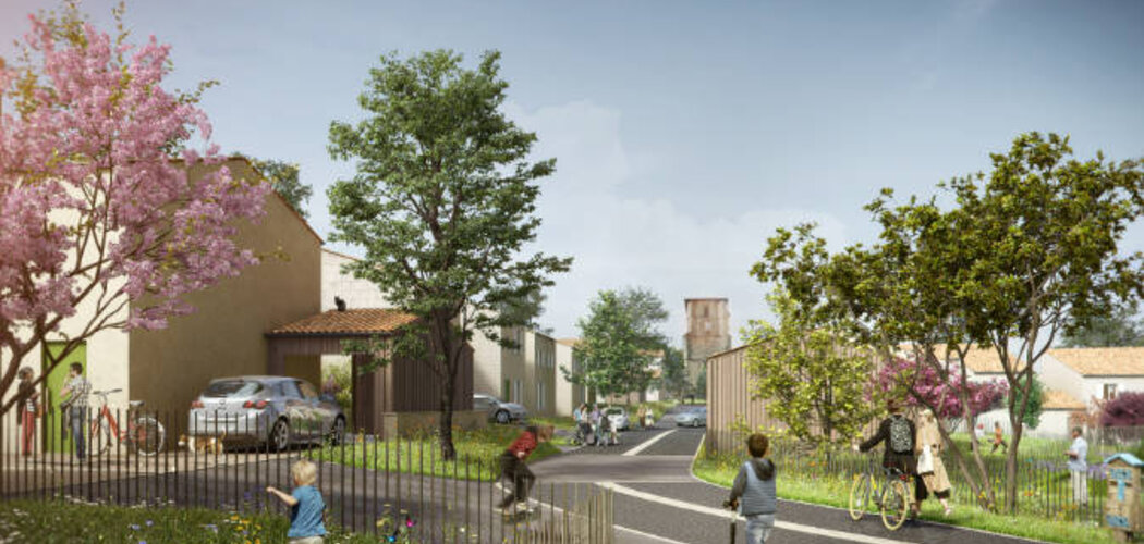 Programme immobilier neuf CENTRE-BOURG - Nérigean écoquartier proche Libourne (33750) - Référence : 9279