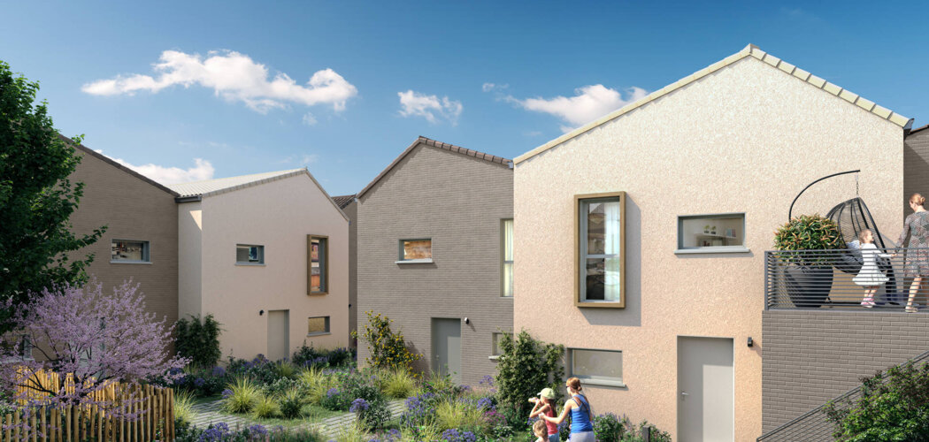 Programme immobilier neuf Quintessence -  Pessac : maisons et appartements neufs sécurisés proche du lycée (33600) - Référence : 12960
