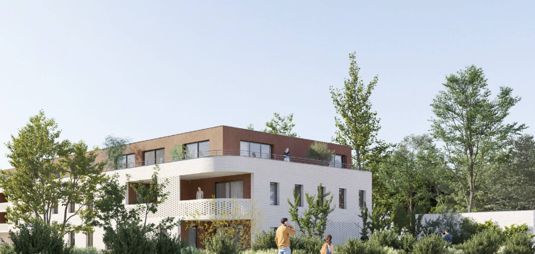 Programme immobilier neuf Les Jardins de Célan - Pessac : Résidence T2–T5 avec cadre arboré et confort optimisé proche des commodités (33600) - Référence : 14621