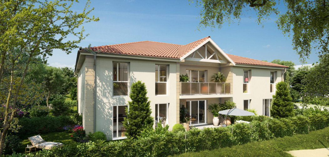 Programme immobilier neuf Lubesia - Saint-Loubès : Résidence T2–T4 avec cadre résidentiel et confort optimisé proche des commodités (33450) - Référence : 7104