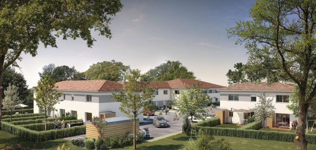 Programme immobilier neuf VISTA VINIA - Sainte-Eulalie : Résidence T3–T4 avec cadre champêtre et confort familial proche des espaces verts (33560) - Référence : 13107