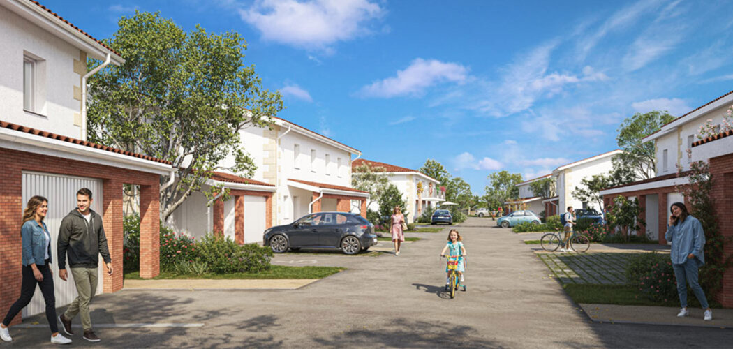 Programme immobilier neuf Le Hameau des Ardillères - Salaunes à proximité de Bordeaux (33160) - Référence : 14904
