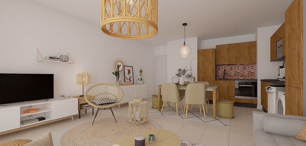 Programme immobilier neuf HARMONIA - Talence à proximité de Bordeaux en 15 min (33400) - Référence : 15032
