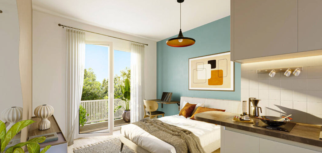 Programme immobilier neuf All suites coliving - Talence coliving à proximité à vélo du Forum (33400) - Référence : 15033