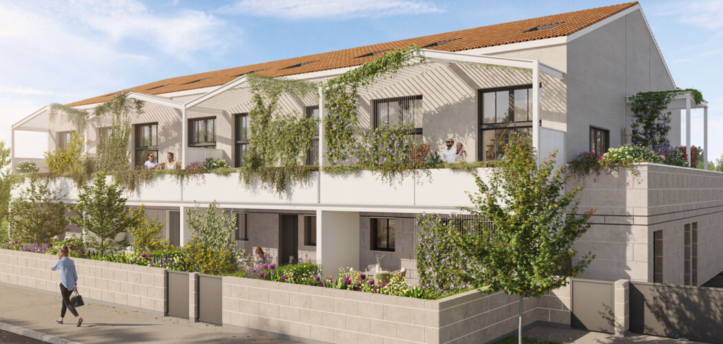 Programme immobilier neuf L'Admiral - TALENCE (33) - Maisons - Talence : logements neufs sécurisés et verdoyants proche des transports (33400) - Référence : 15031