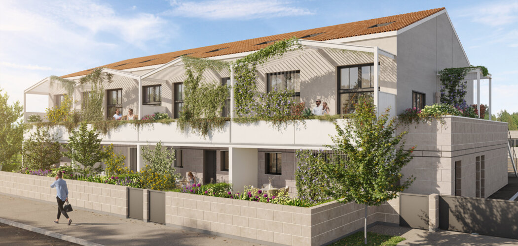 Programme immobilier neuf L'Admiral - TALENCE (33) - Appartements - Talence : Résidence T3–T5 avec cadre arboré et confort optimisé proche des transports (33400) - Référence : 14487