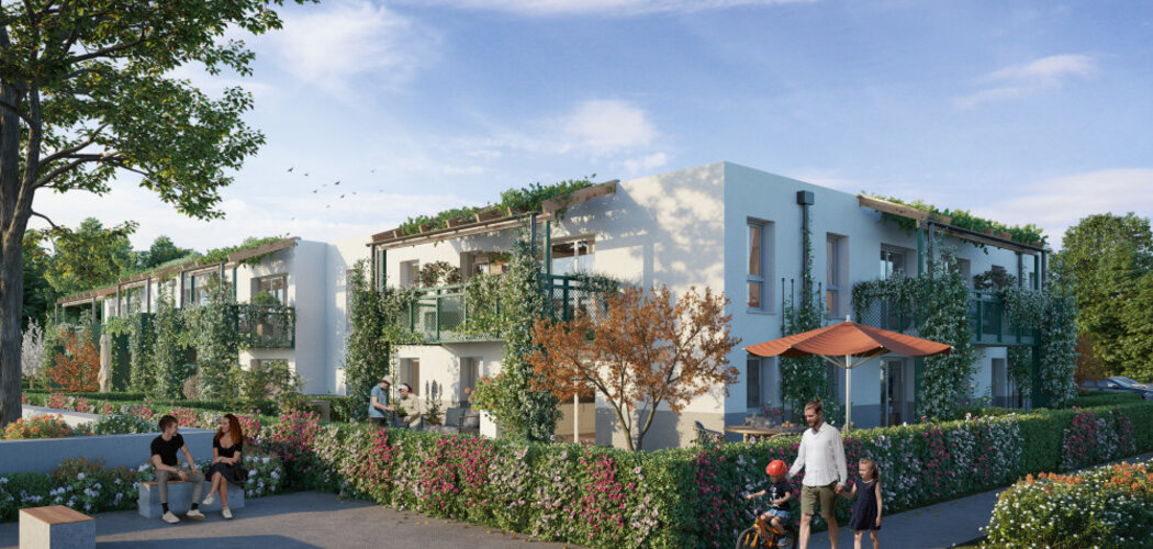 Programme immobilier neuf TOLENA - Bât A - Toulenne : logements neufs sécurisés et verdoyants proche des transports (33210) - Référence : 14988