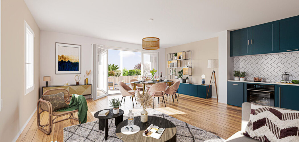 Programme immobilier neuf Le Clos des Sens - Villenave-d’Ornon cadre de vie vert et connecté à deux pas de Bordeaux (33140) - Référence : 15021