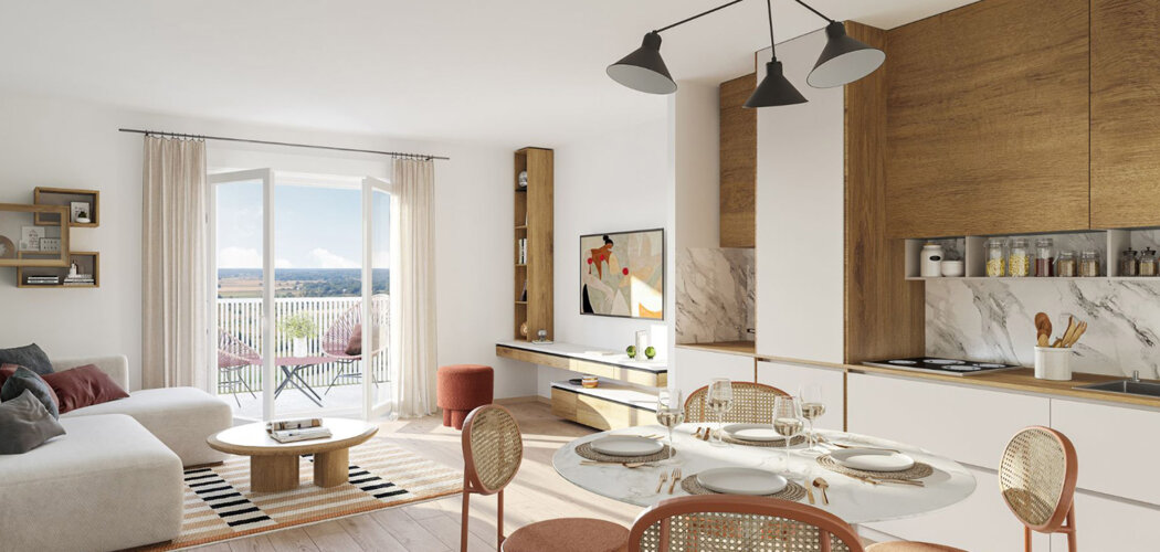 Programme immobilier neuf Naturessence - Villenave-d'Ornon près tram C (33140) - Référence : 15027