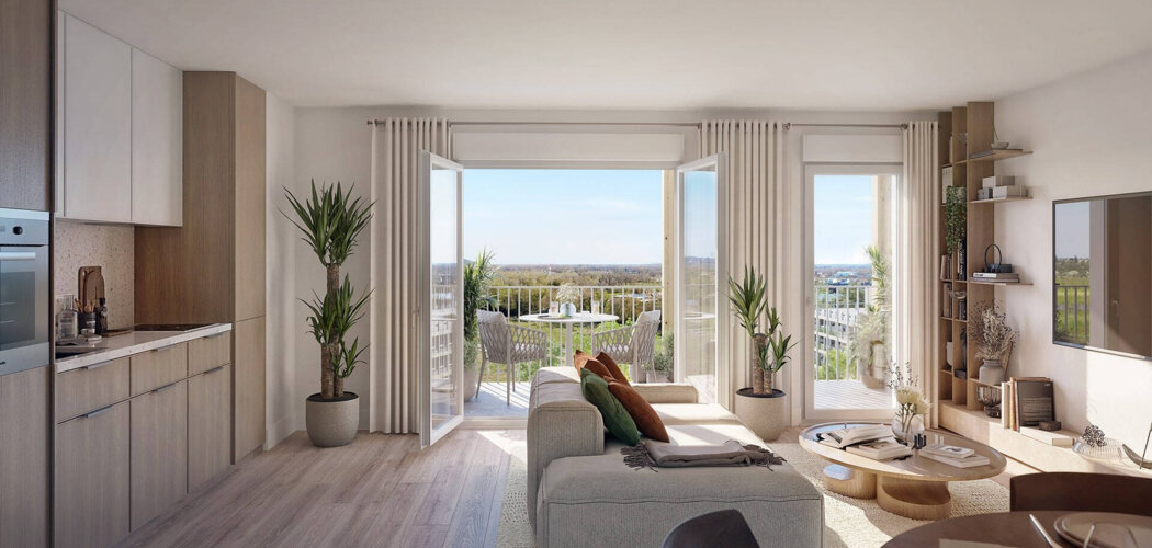 Programme immobilier neuf Boscaïa - Domaine de Geneste - Villenave-d'Ornon proche future place du marché (33140) - Référence : 15023