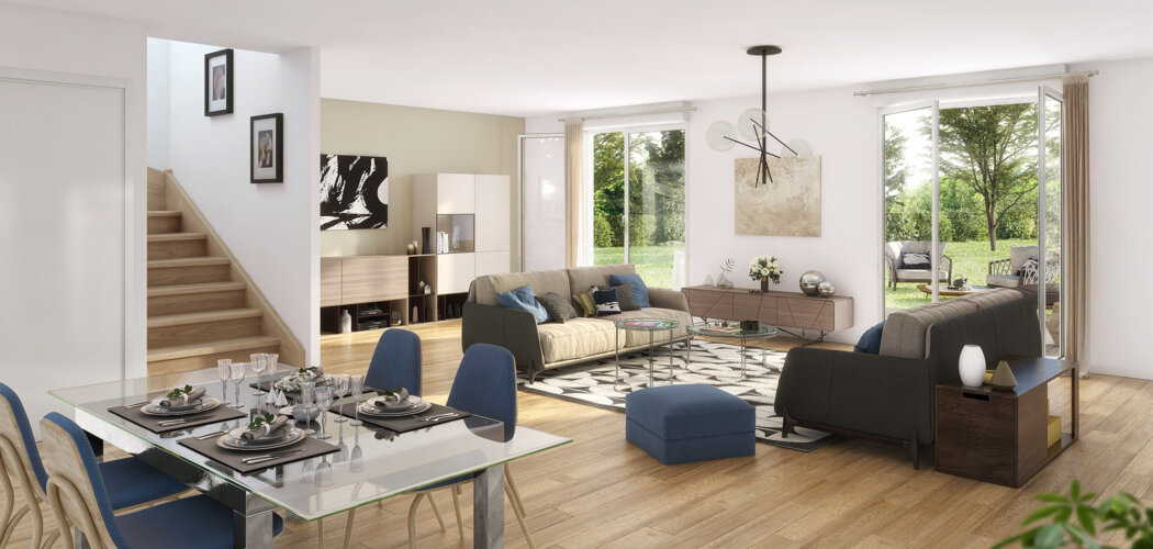 Programme immobilier neuf Nuances - Villenave d’Ornon : Résidence T3–T5 avec cadre pavillonnaire et confort optimisé proche des commodités (33140) - Référence : 14488
