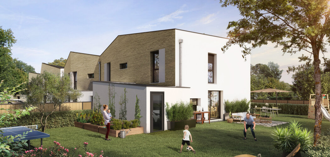 Programme immobilier neuf Nuances - Villenave d’Ornon : Résidence T3–T5 avec cadre pavillonnaire et confort optimisé proche des commodités (33140) - Référence : 14488